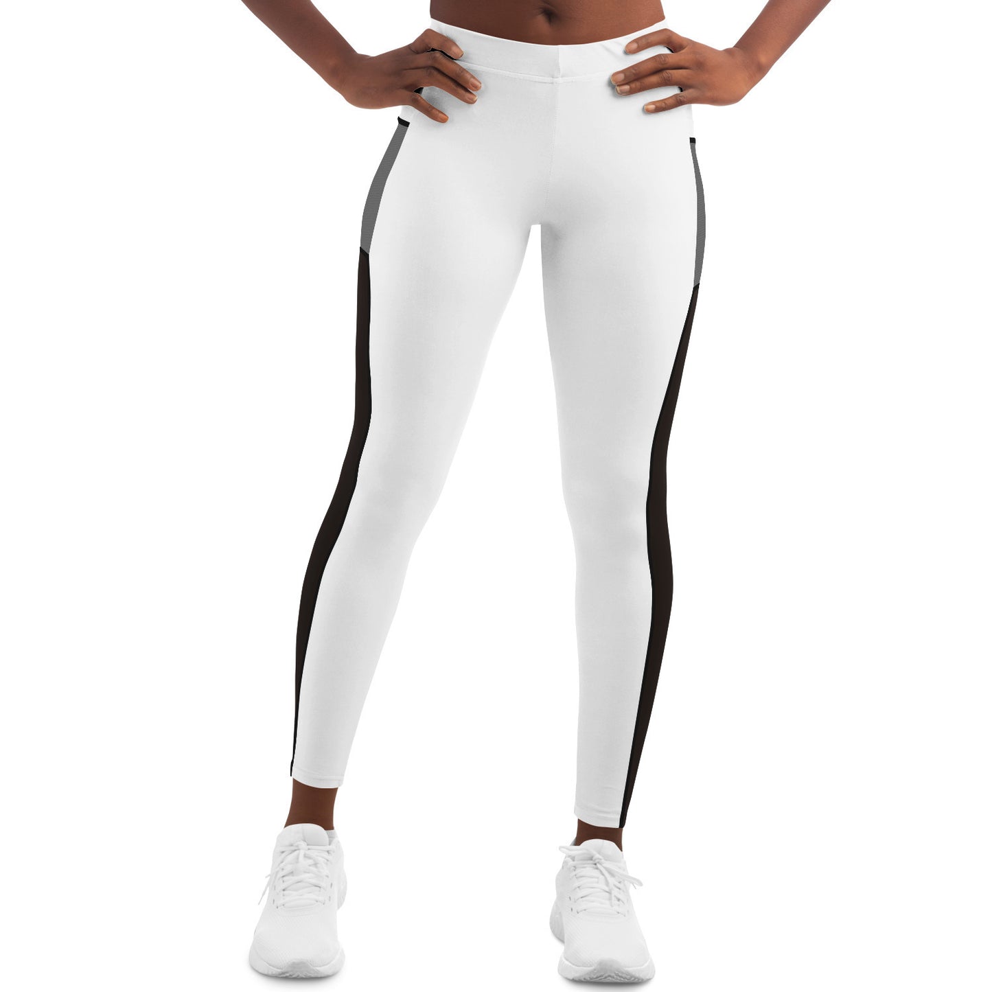 Team Sassy "Butt" White Mesh Pocket Leggings
