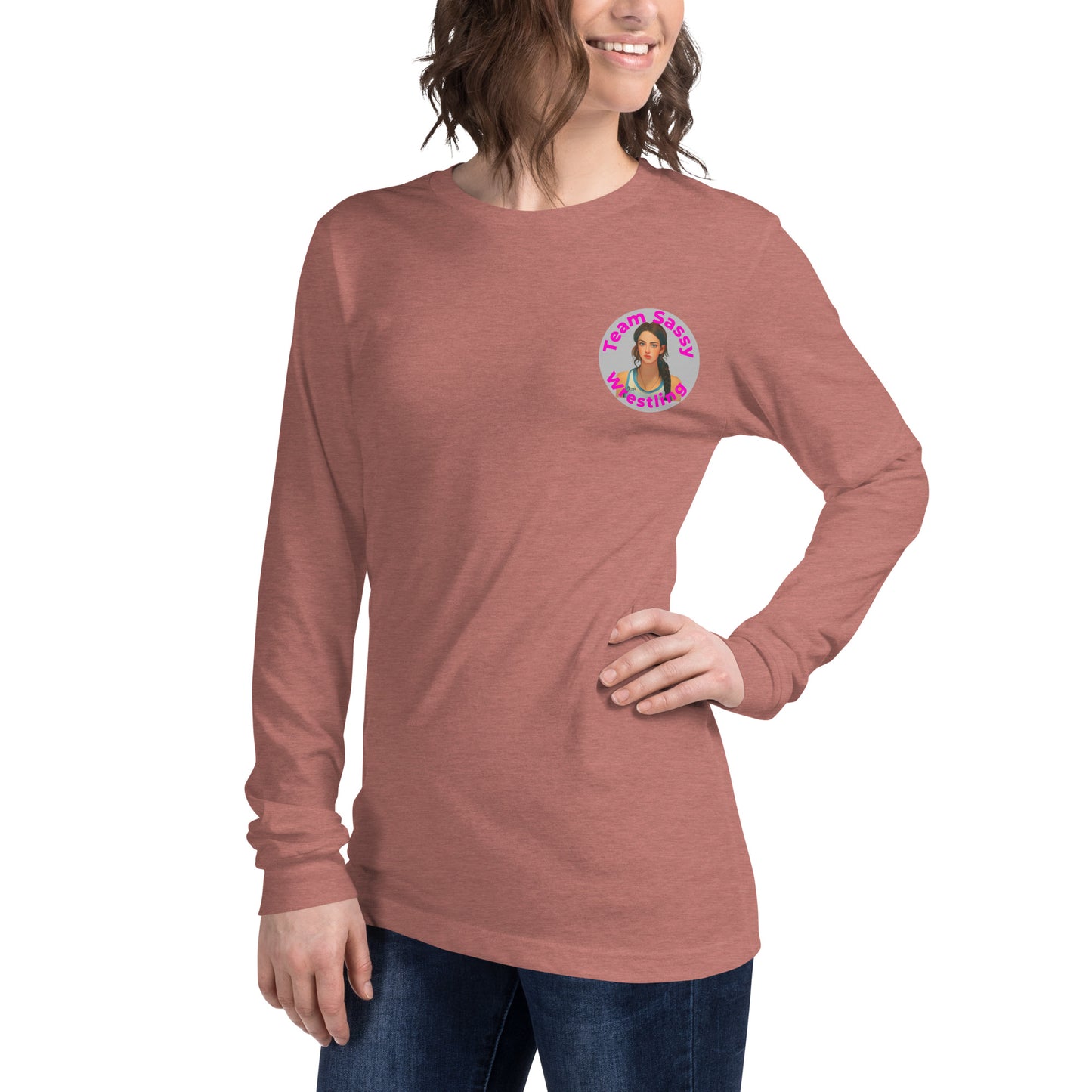 Women's "Team Sassy" Long Sleeve Tee