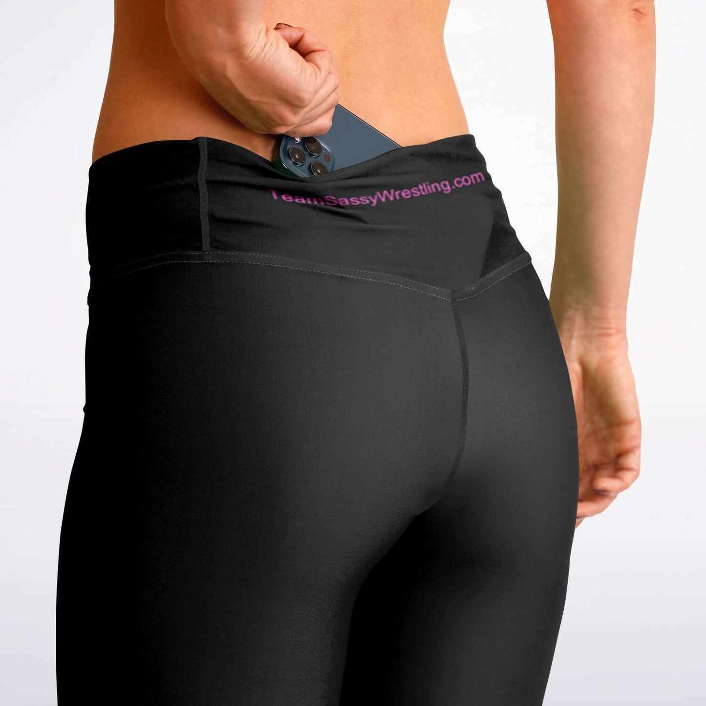 Team Sassy Black Flare Leggings