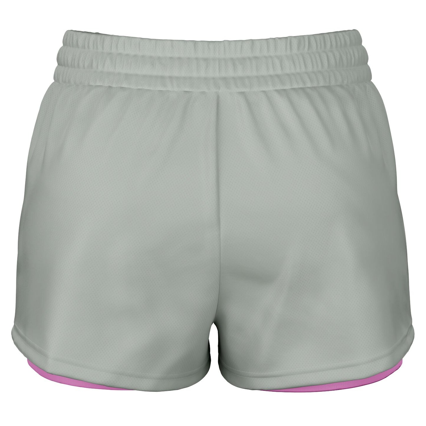 Team Sassy Women's 2-in-1 Shorts - Grey & Light Pink