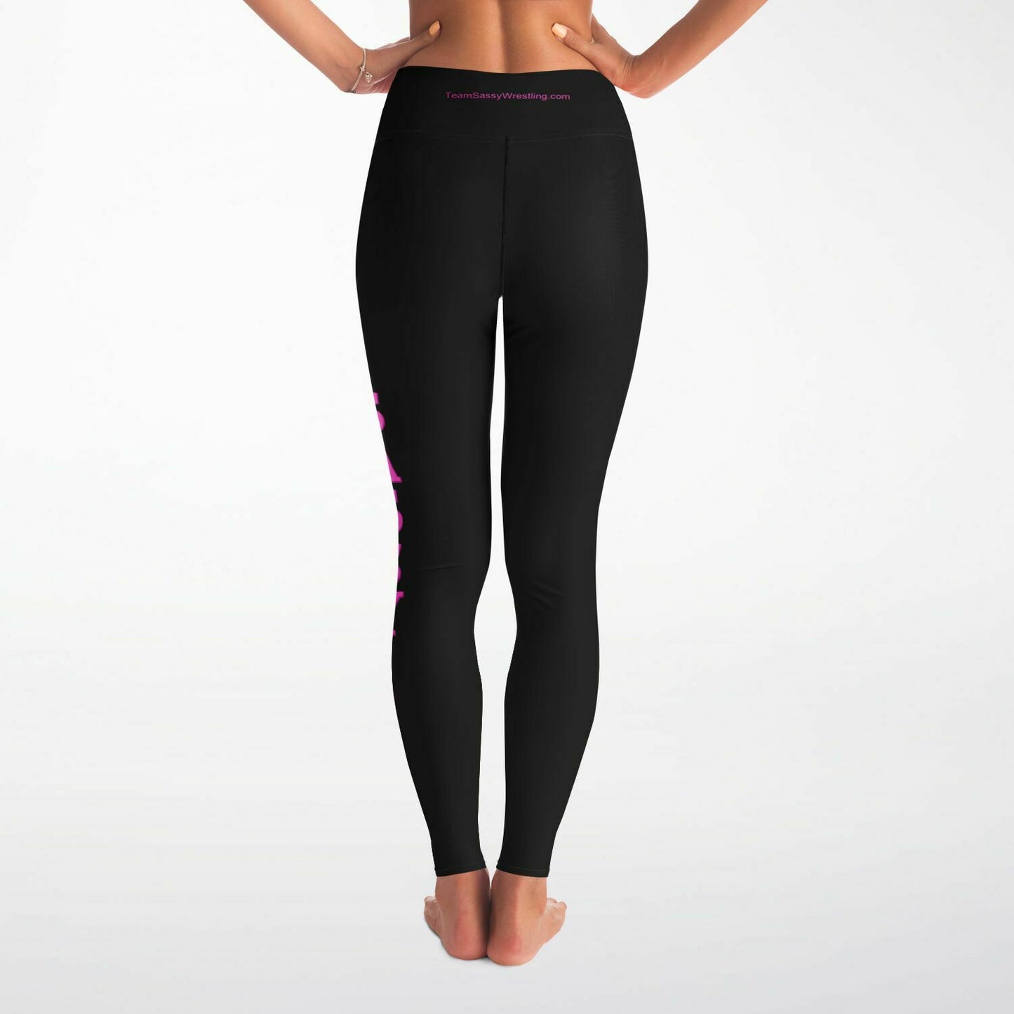 Team Sassy Black Yoga Leggings