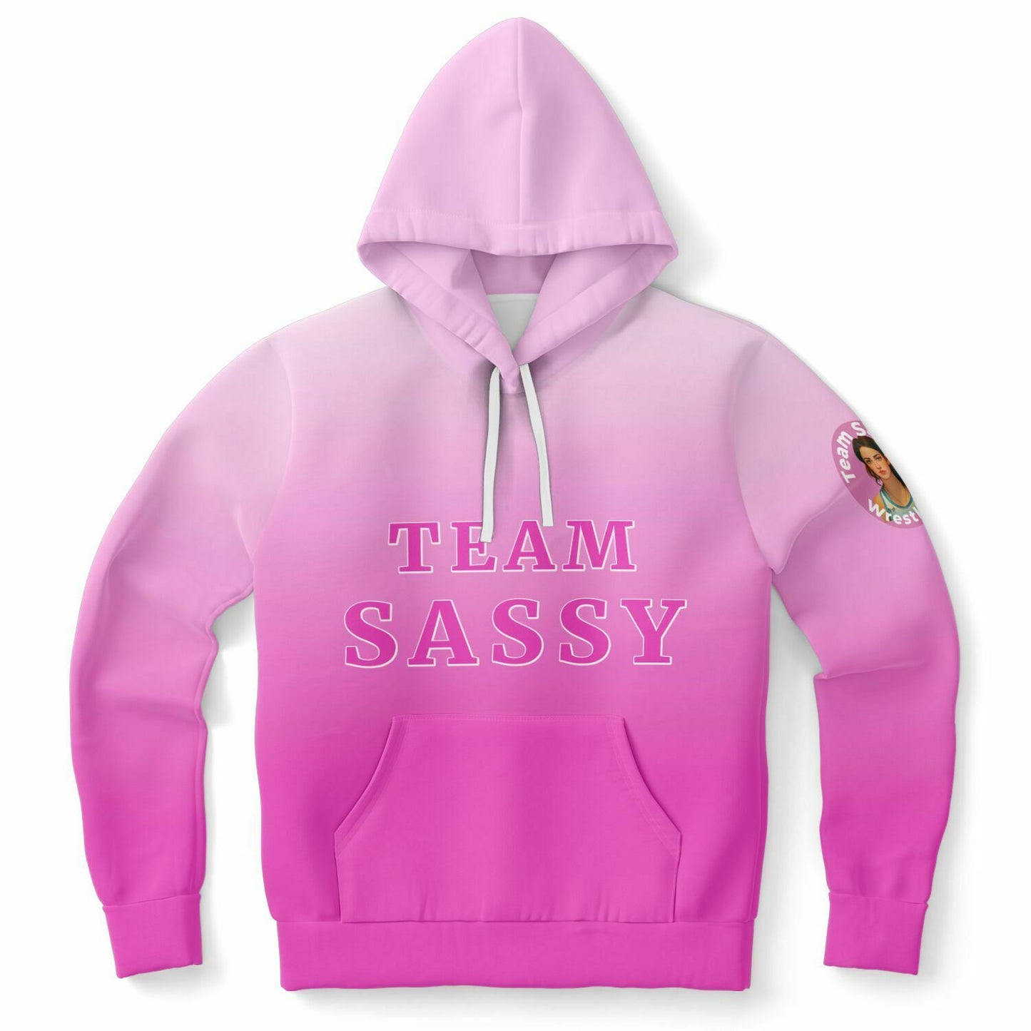 Team Sassy Pink Skull Hoodie-Cotton Lined