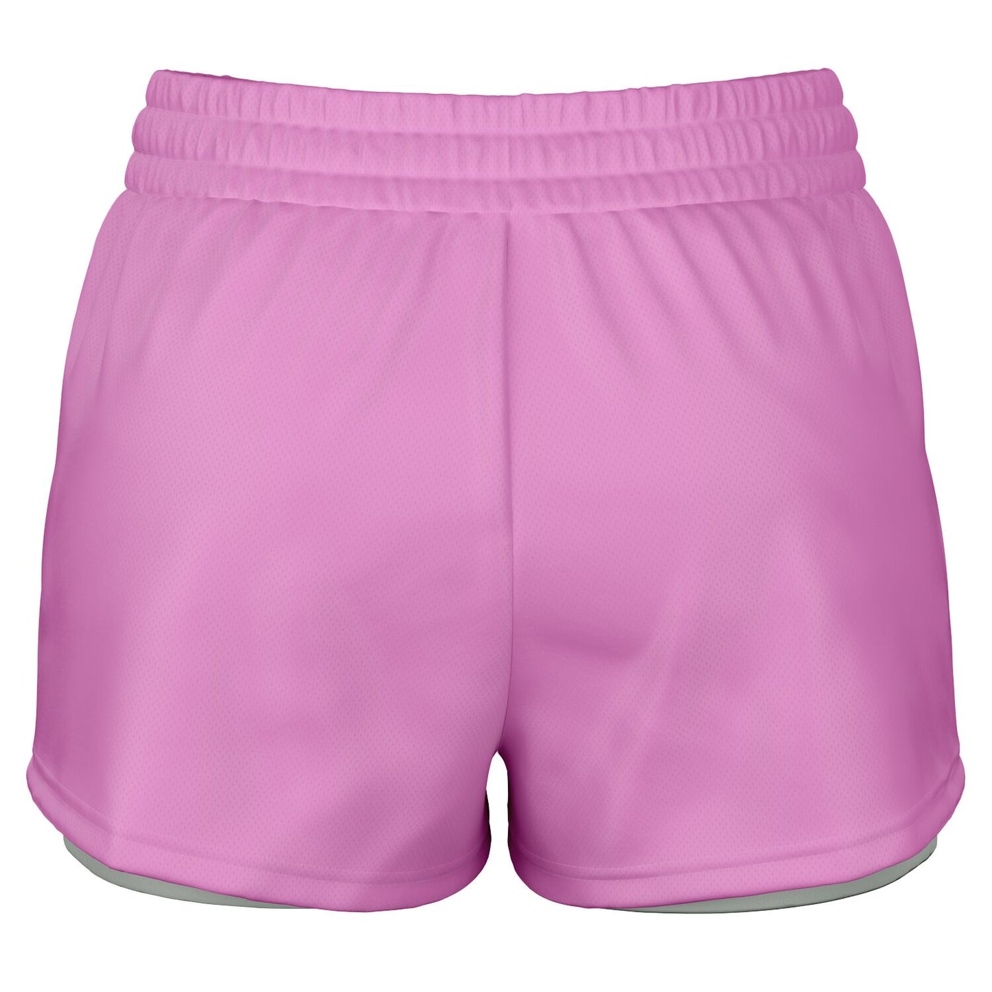 Team Sassy Women's 2-in-1 Shorts - Light Pink & Grey