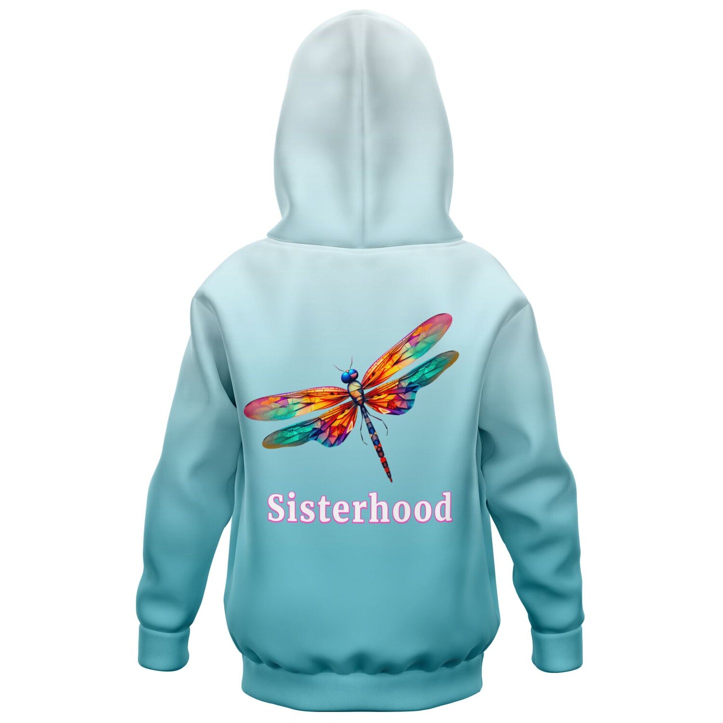 Team Sassy Dragonfly Blue Hoodie- Cotton Lined