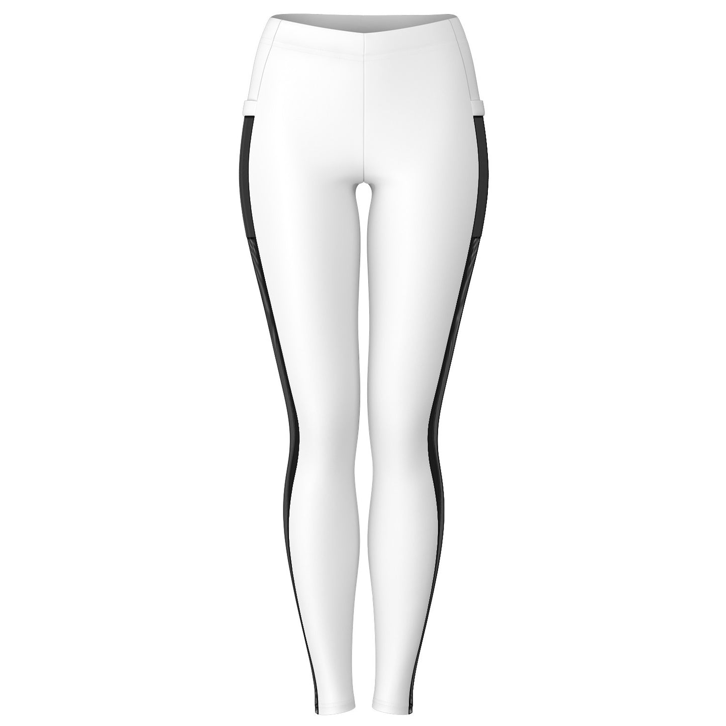 Team Sassy "Butt" White Mesh Pocket Leggings