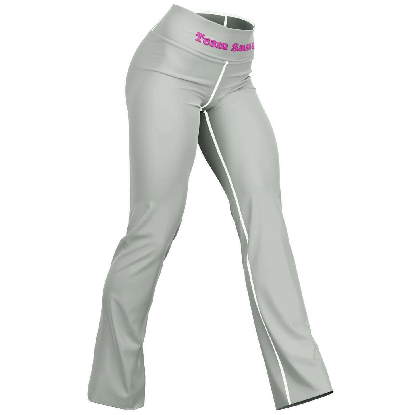 Team Sassy Silver Flare Leggings