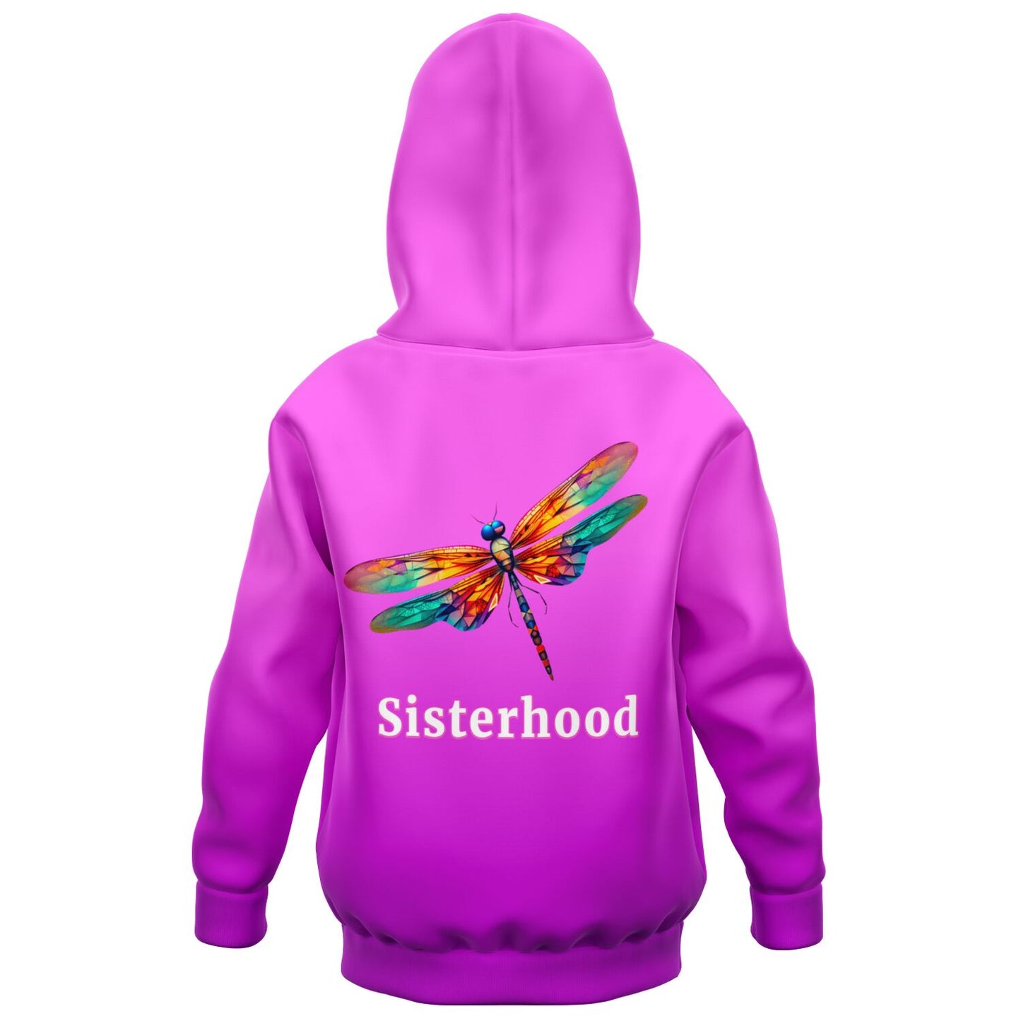 Team Sassy Dragonfly Purple Hoodie- Cotton Lined