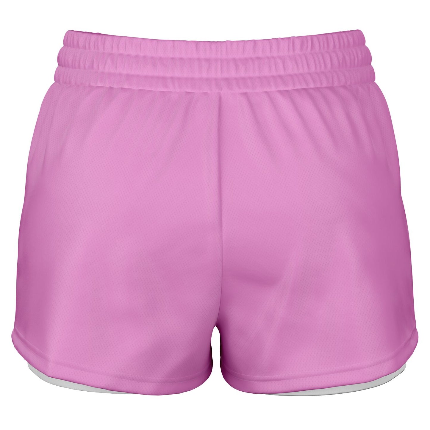 Team Sassy Women's 2-in-1 Shorts - Light Pink & White