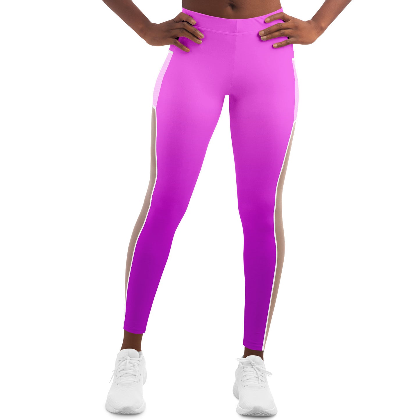 Team Sassy "Leg" Purple Mesh Pocket Leggings