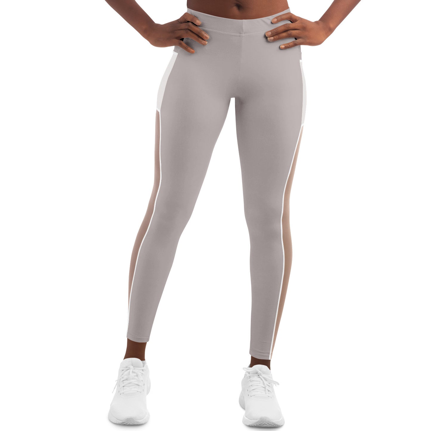 Team Sassy "Leg" Silver Mesh Pocket Leggings