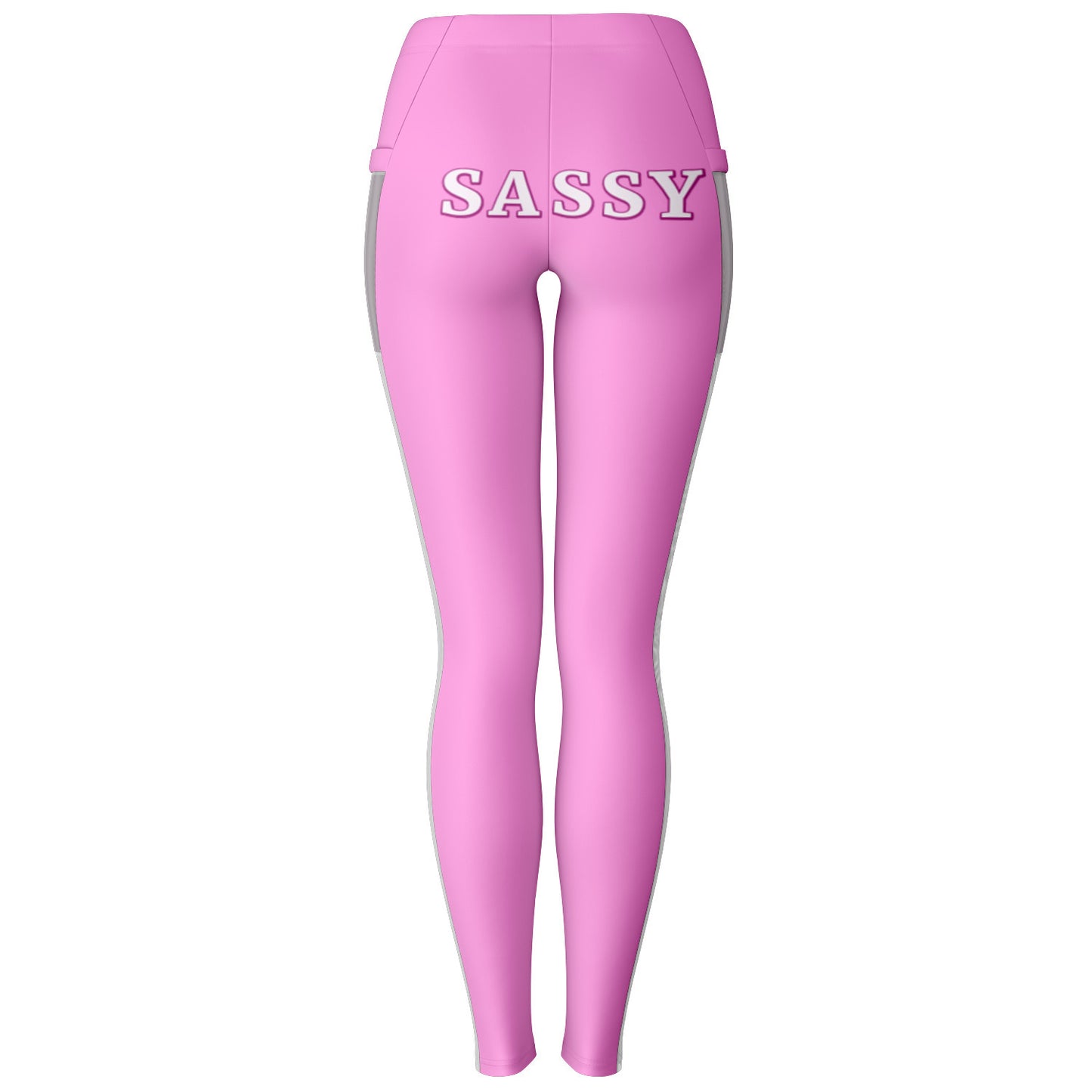 Team Sassy "Butt" Light Pink Mesh Pocket Legging