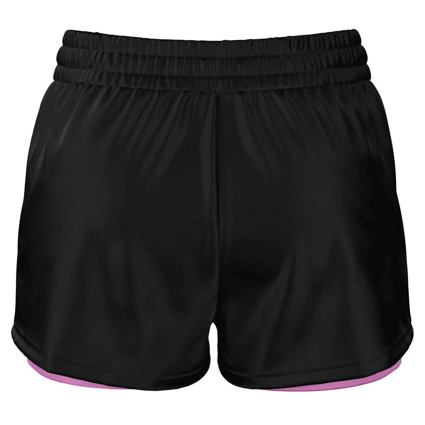 Team Sassy Women's 2-in-1 Shorts - Black & Light Pink