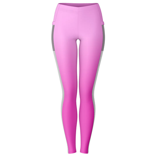 Team Sassy "Leg" Pink Mesh Pocket Leggings