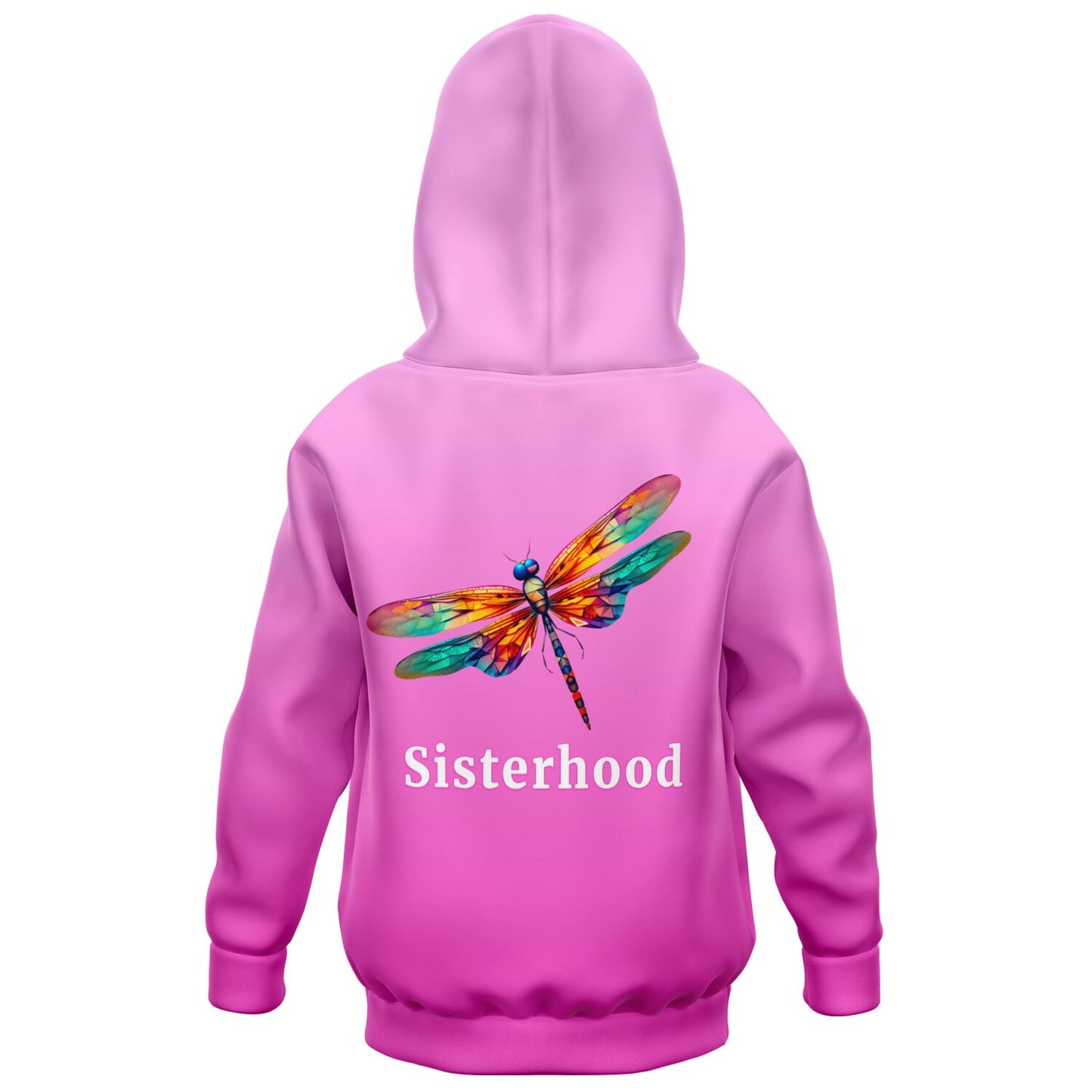 Team Sassy Dragonfly Pink Hoodie- Cotton Lined