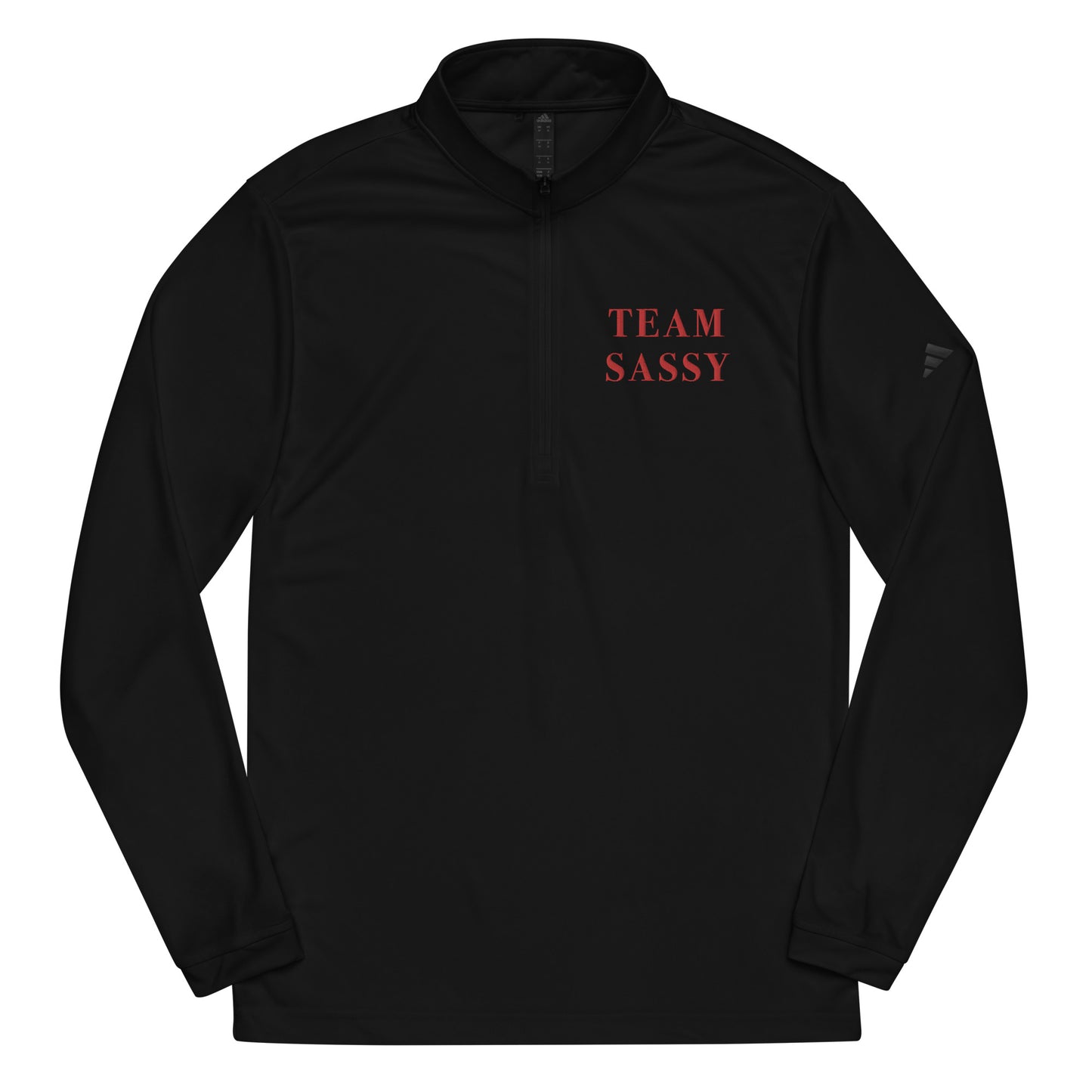 "Team Sassy" Adidas Quarter Zip Pullover