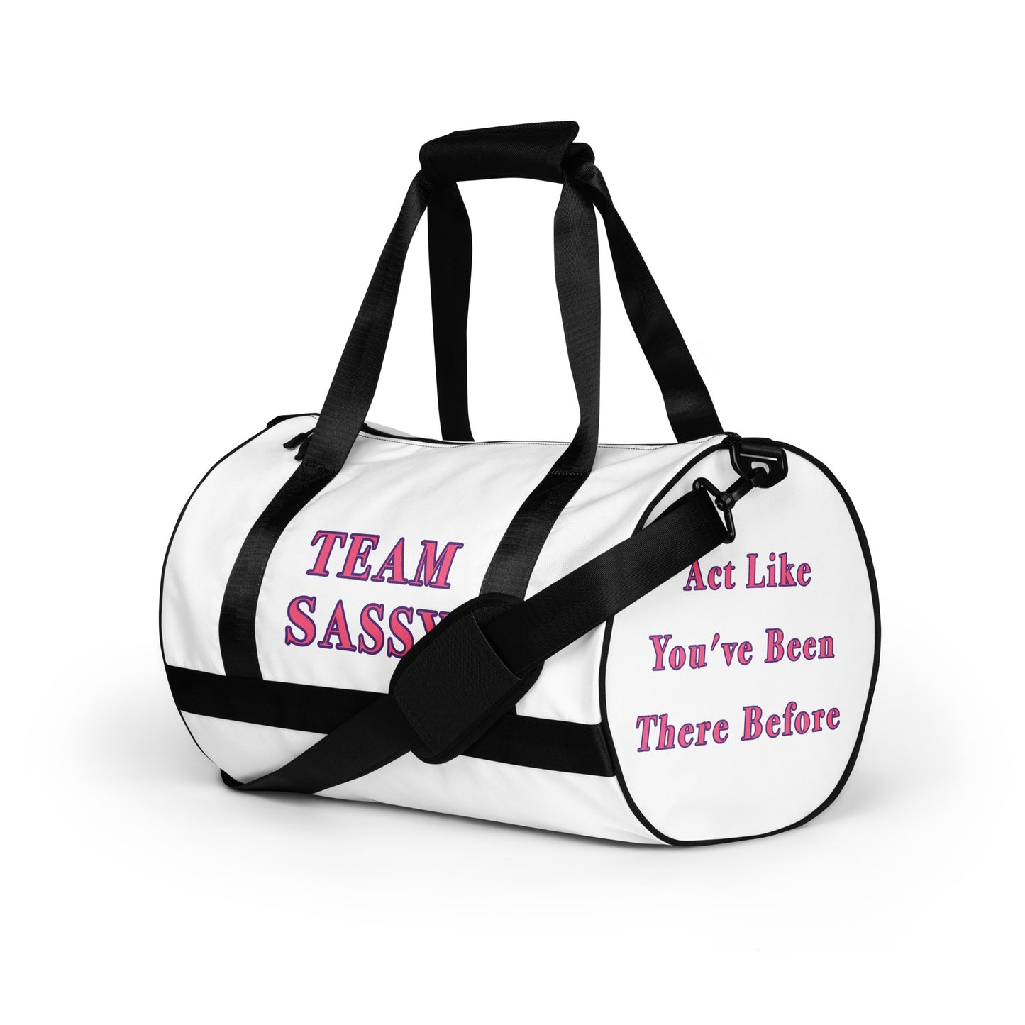 Team Sassy Women's Small Logo Gym Bag