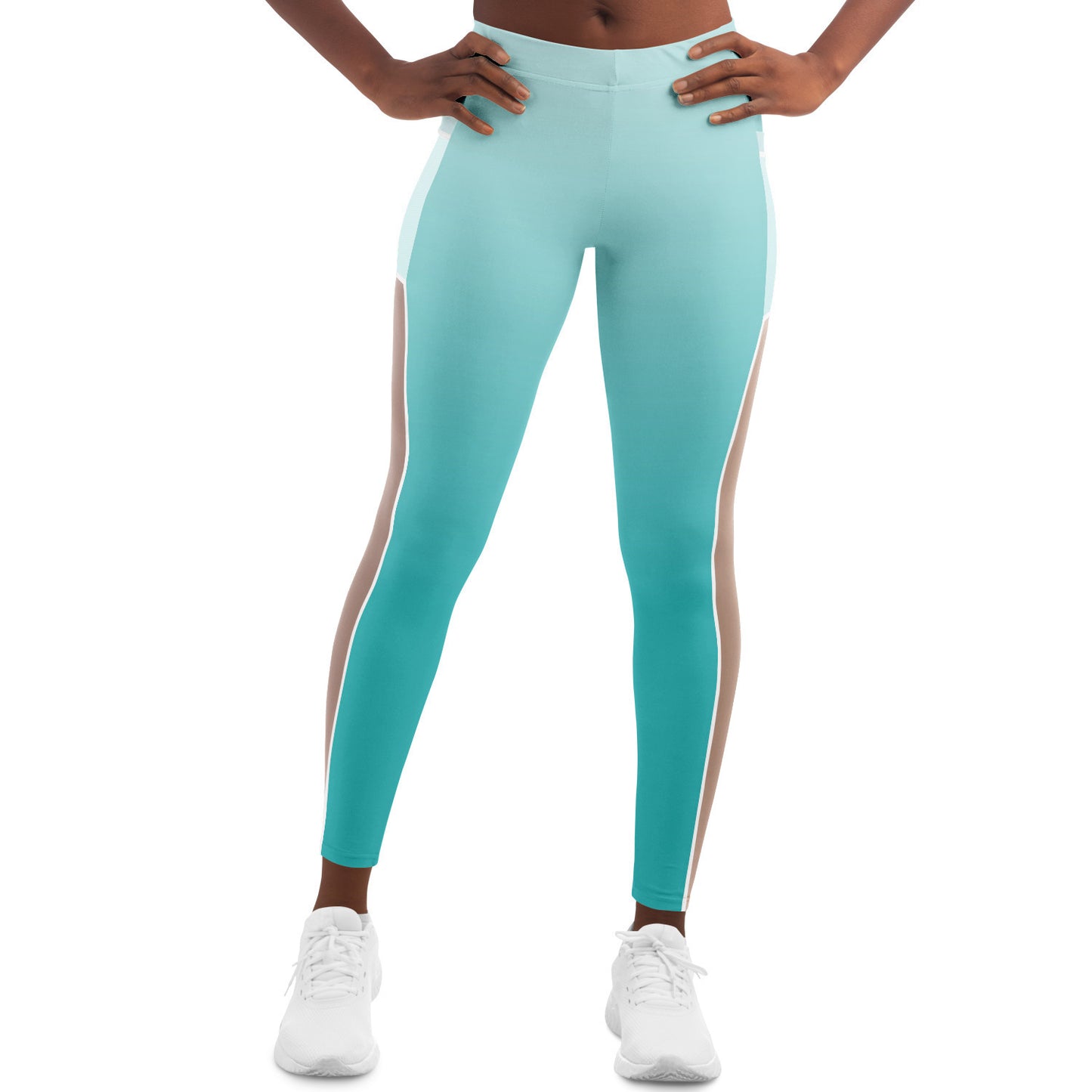 Team Sassy "Leg" Teal Mesh Pocket Leggings