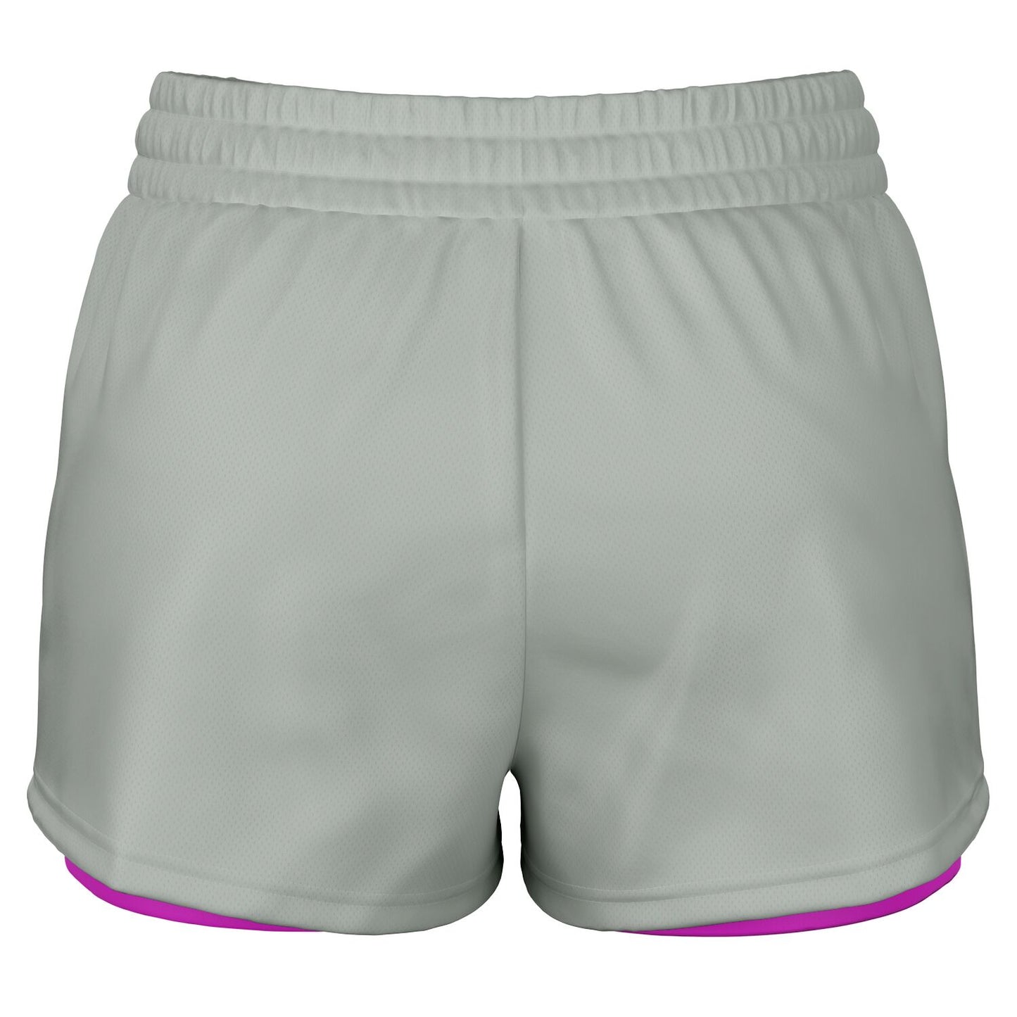 Team Sassy Women's 2-in-1 Shorts - Grey & Bright Pink