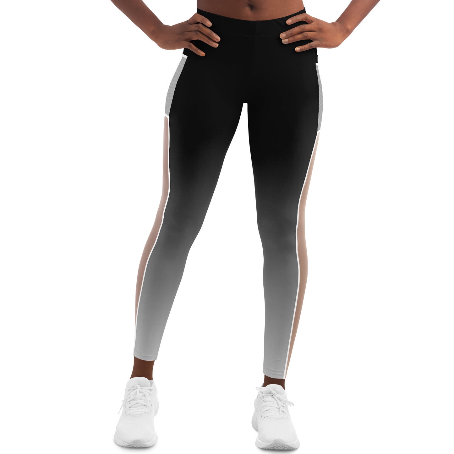 Team Sassy "Leg" Black Mesh Pocket Leggings