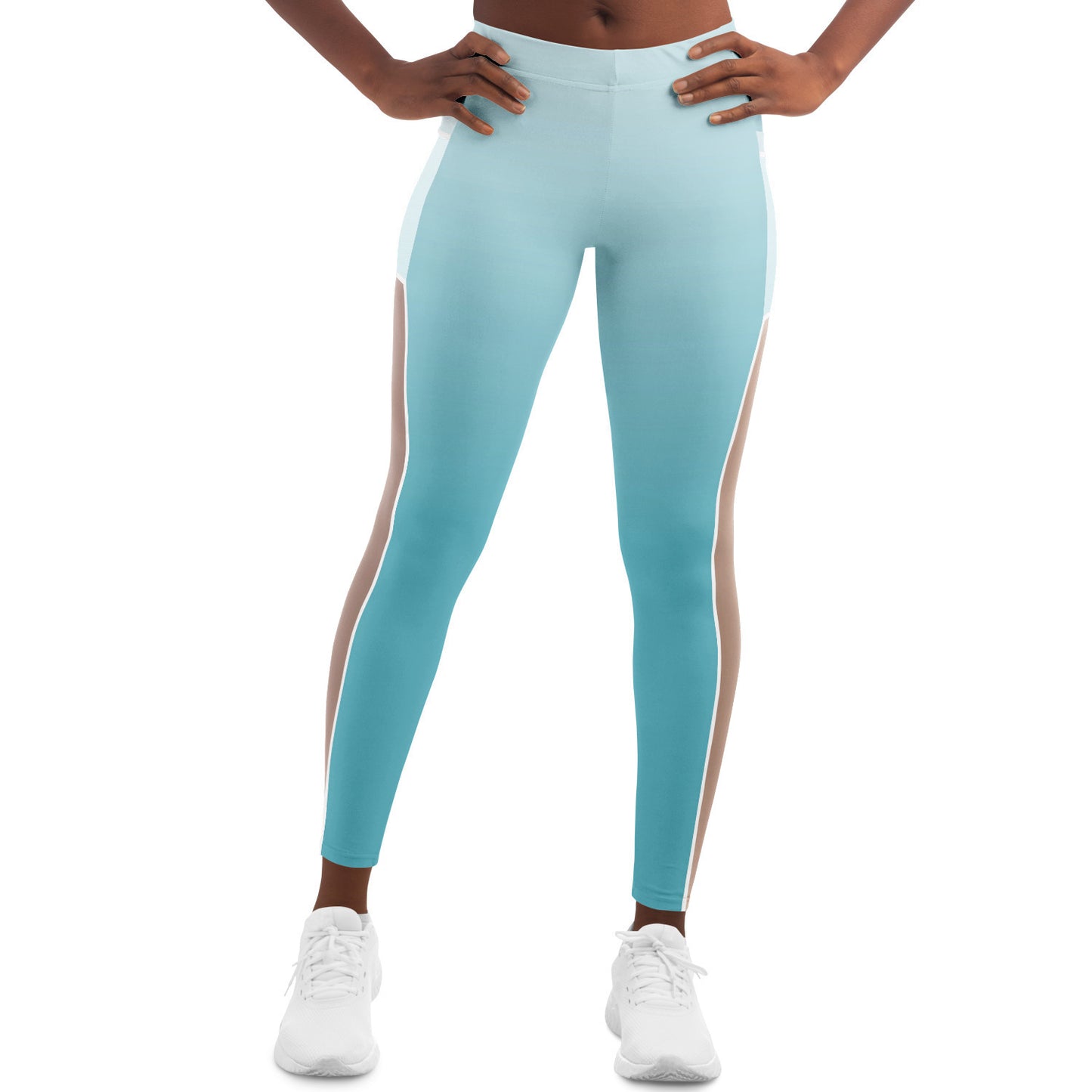 Team Sassy "Leg" Blue Mesh Pocket Leggings