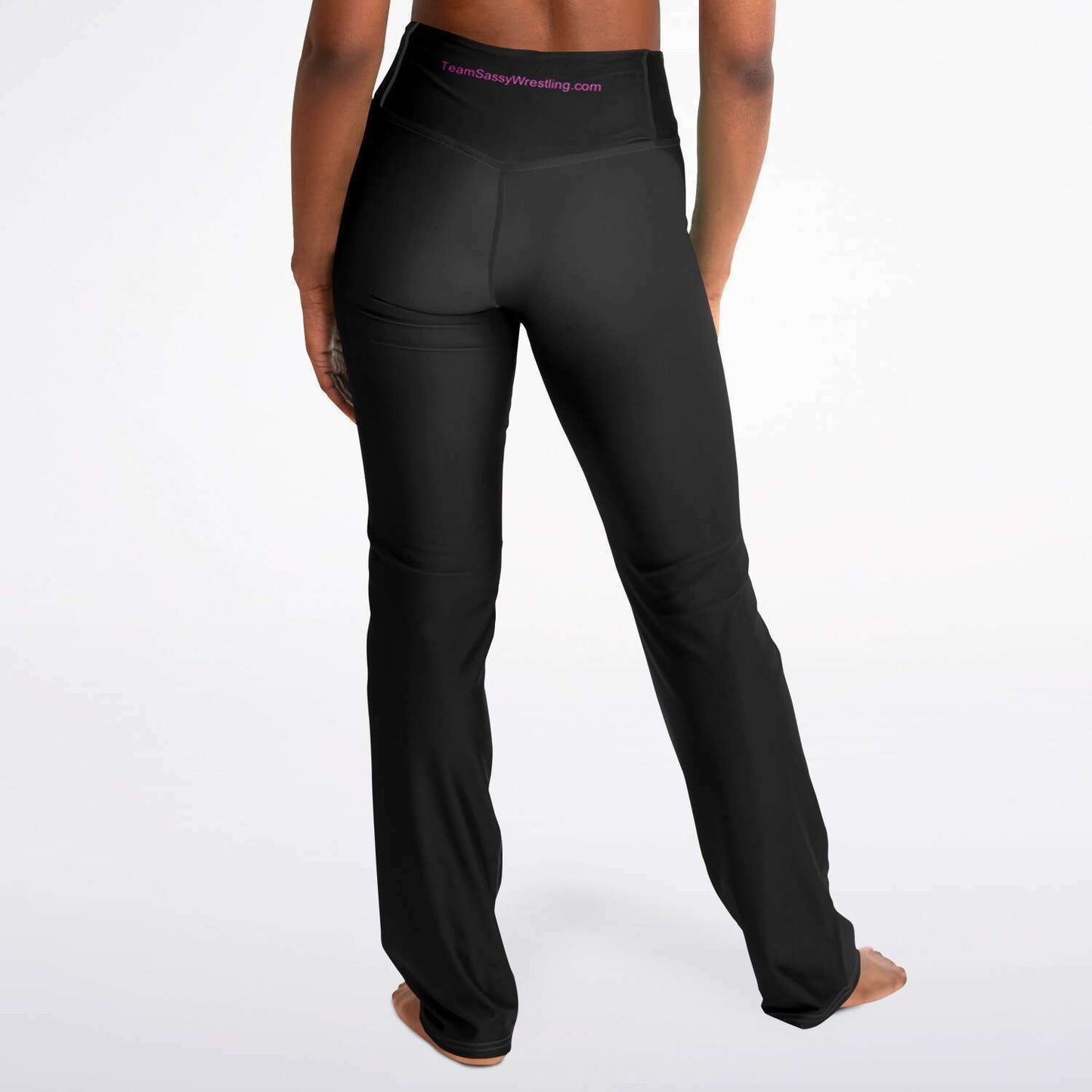 Team Sassy Black Flare Leggings