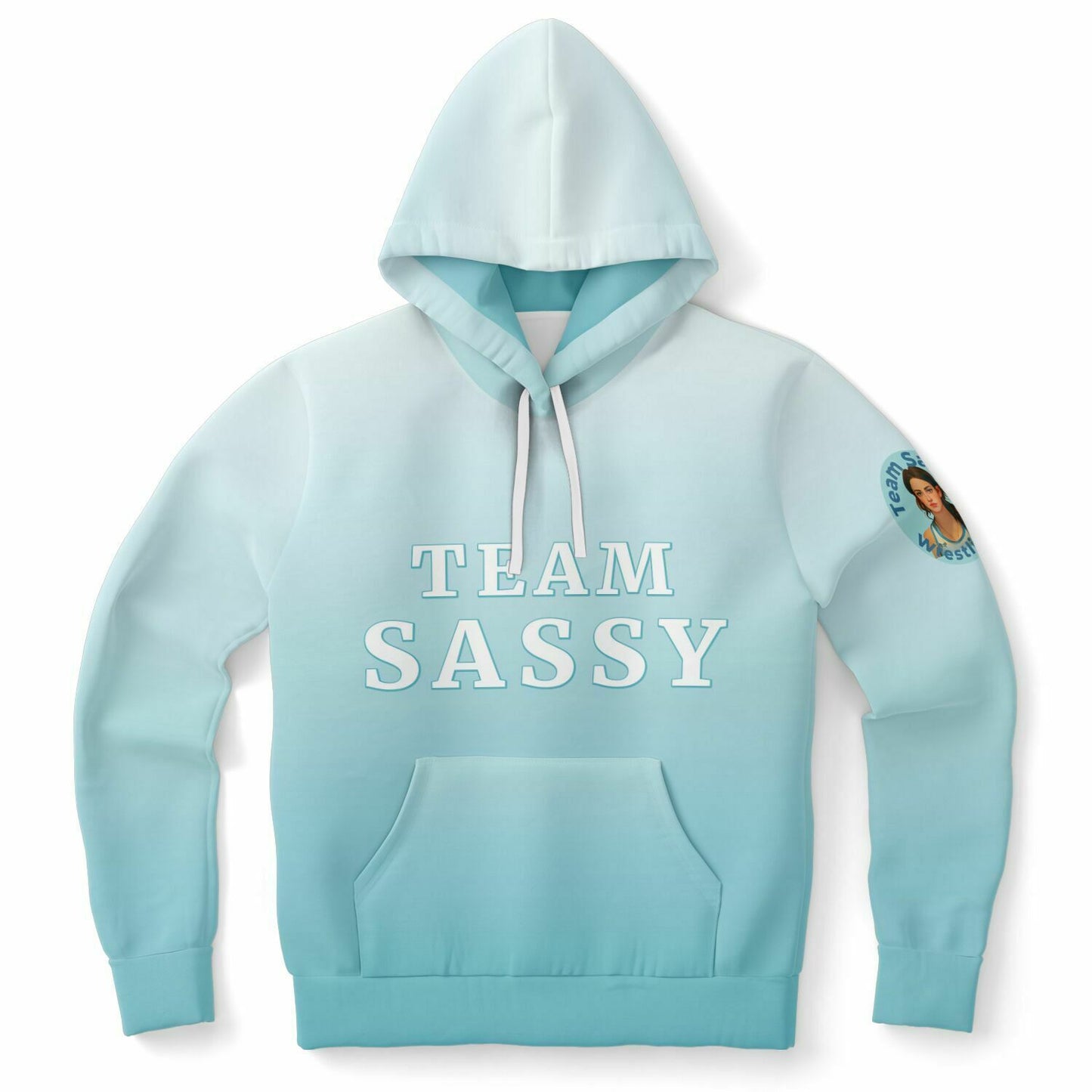 Team Sassy Dragonfly Blue Hoodie-Cotton Lined