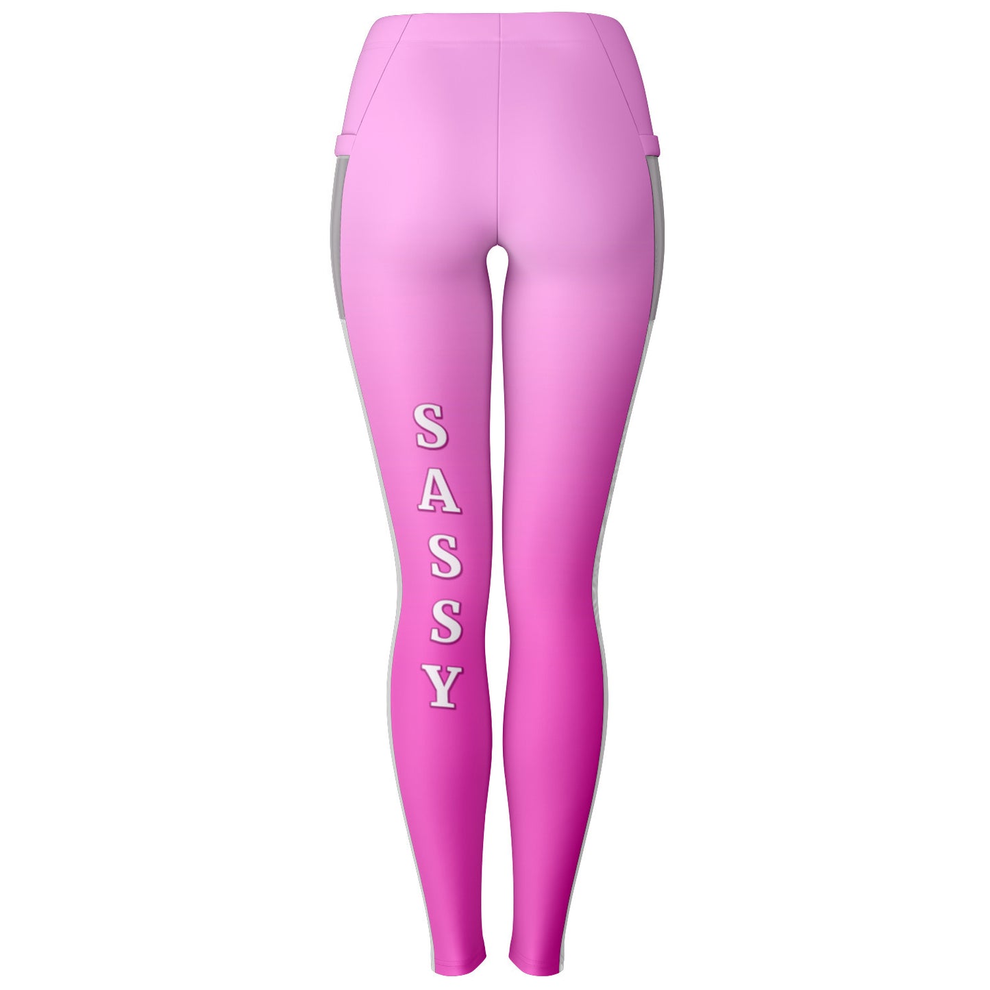 Team Sassy "Leg" Pink Mesh Pocket Leggings