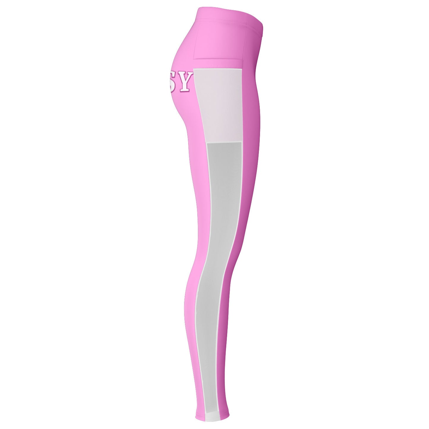 Team Sassy "Butt" Light Pink Mesh Pocket Legging