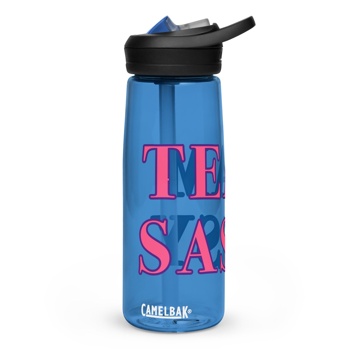 Team Sassy CamelBak Sports Water Bottle-Pink Lettering