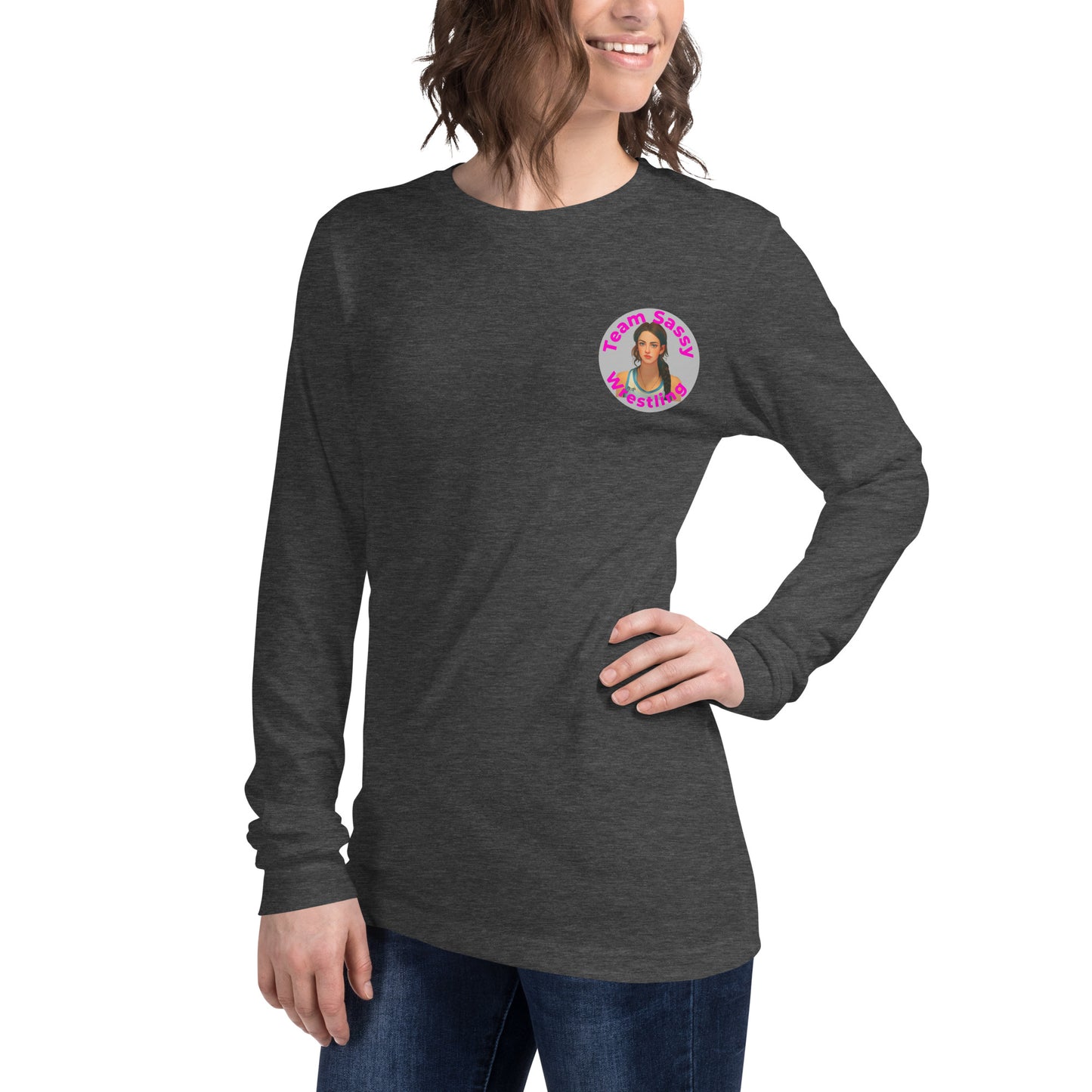 Women's "Team Sassy" Long Sleeve Tee