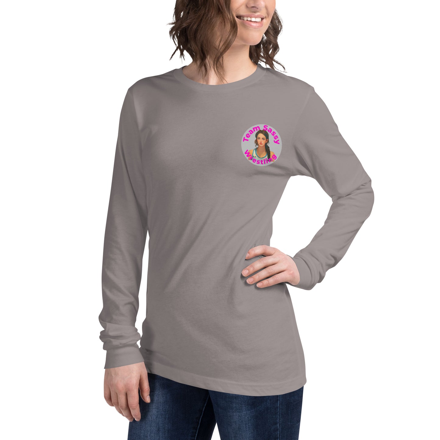 Women's "Team Sassy" Long Sleeve Tee