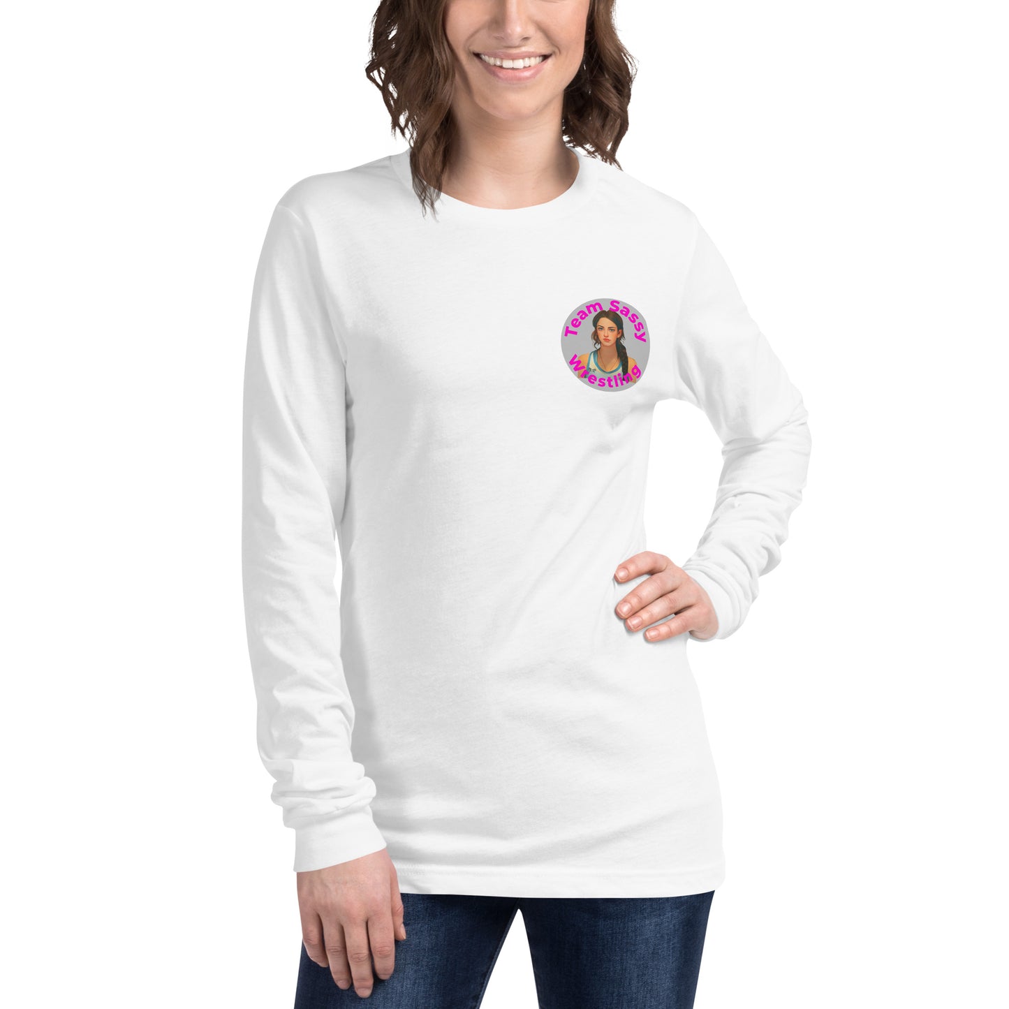 Women's "Team Sassy" Long Sleeve Tee