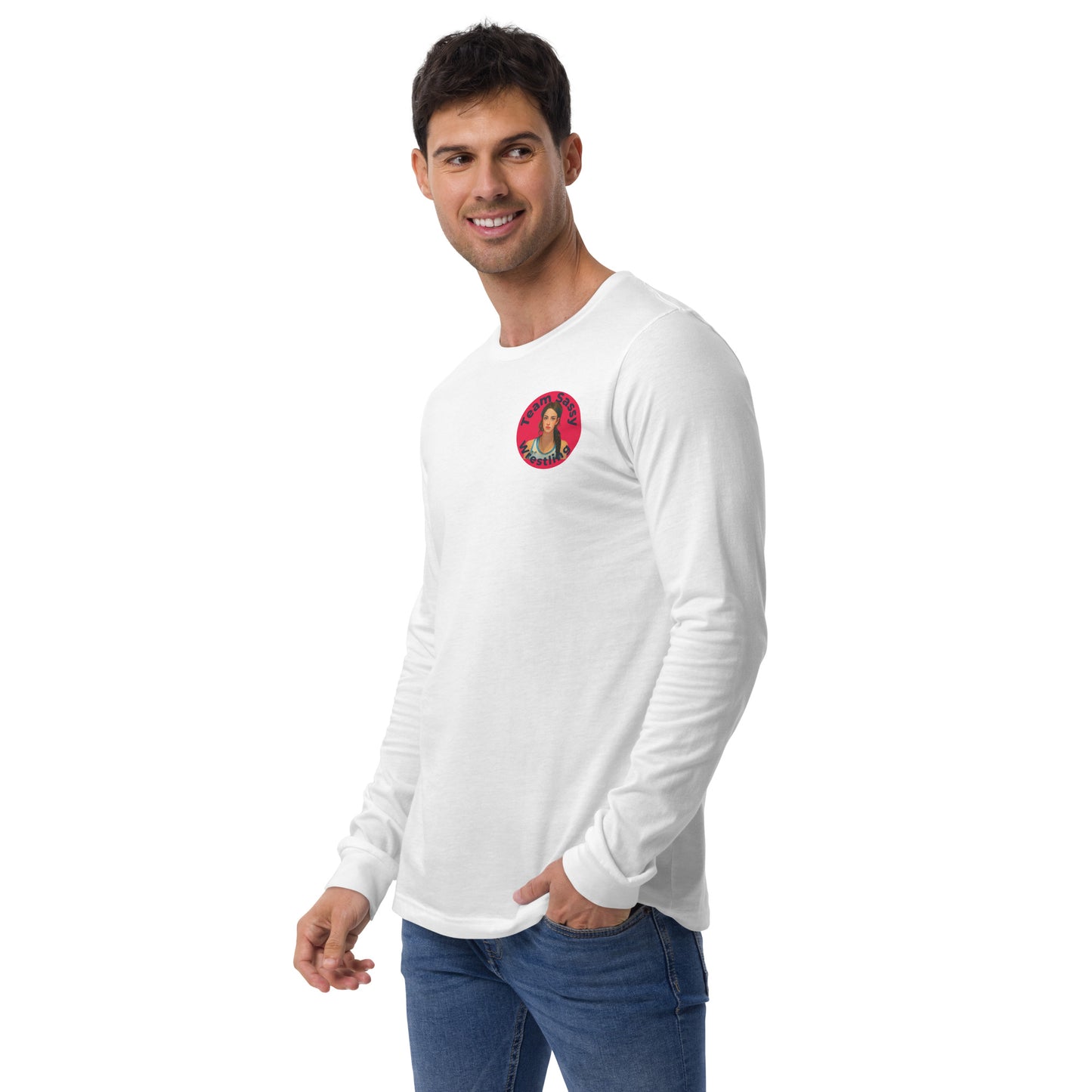 Men's "Grow Girl's Wrestling" Long Sleeve Tee