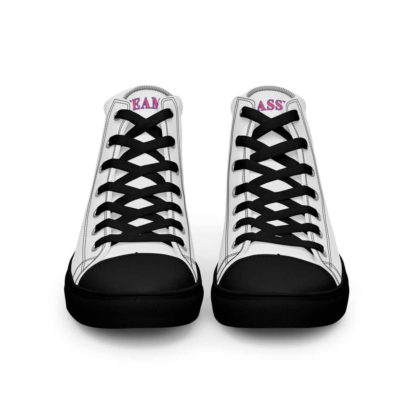 Women’s "Team Sassy" High Top Canvas Shoes-Original Logo