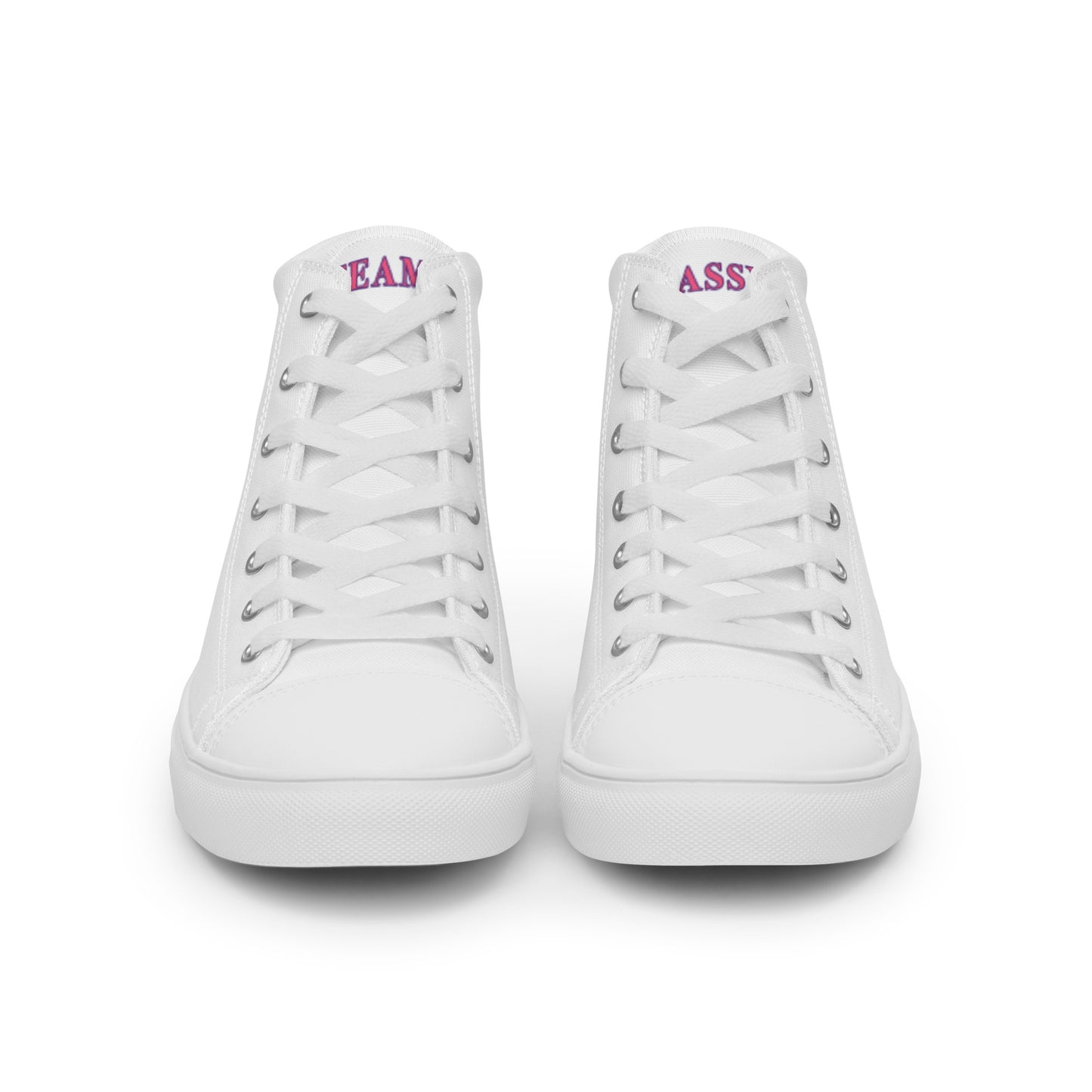 Women’s "Team Sassy" High Top Canvas Shoes-Original Logo