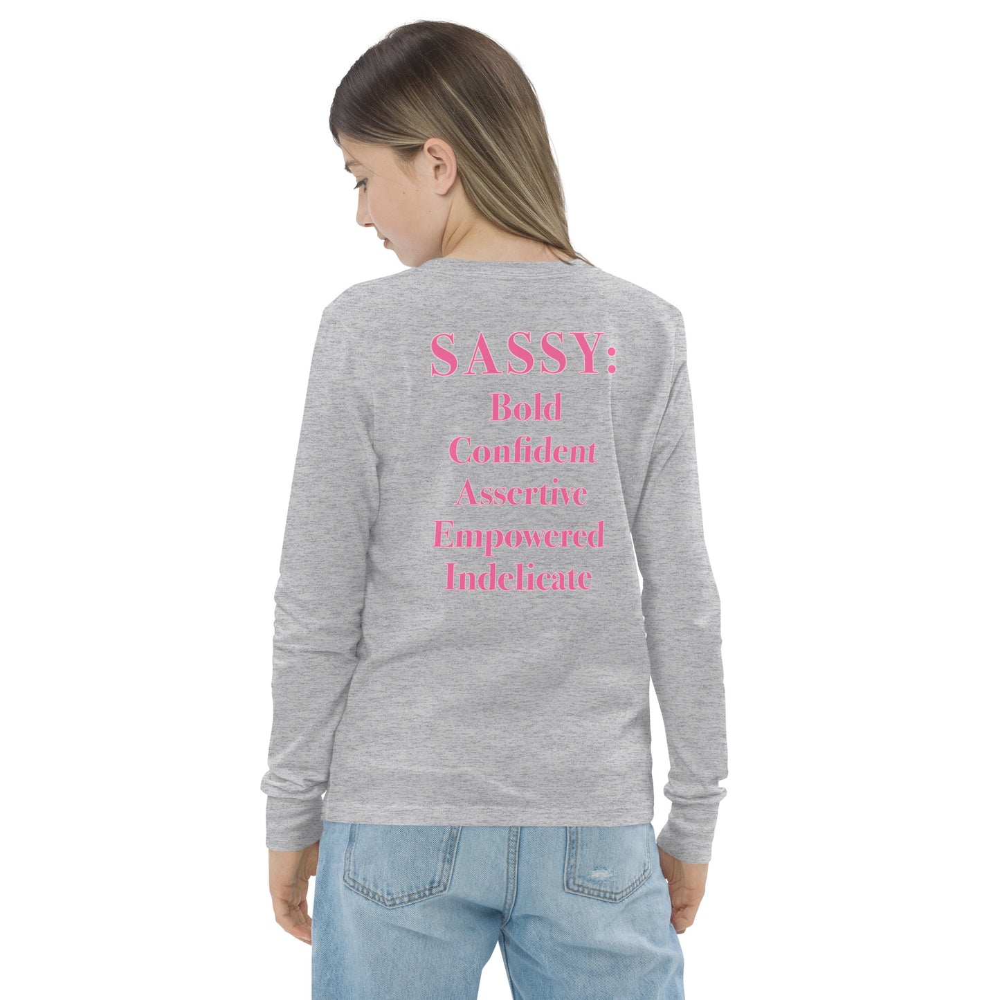 Youth Sassy Definition Long Sleeve Tee