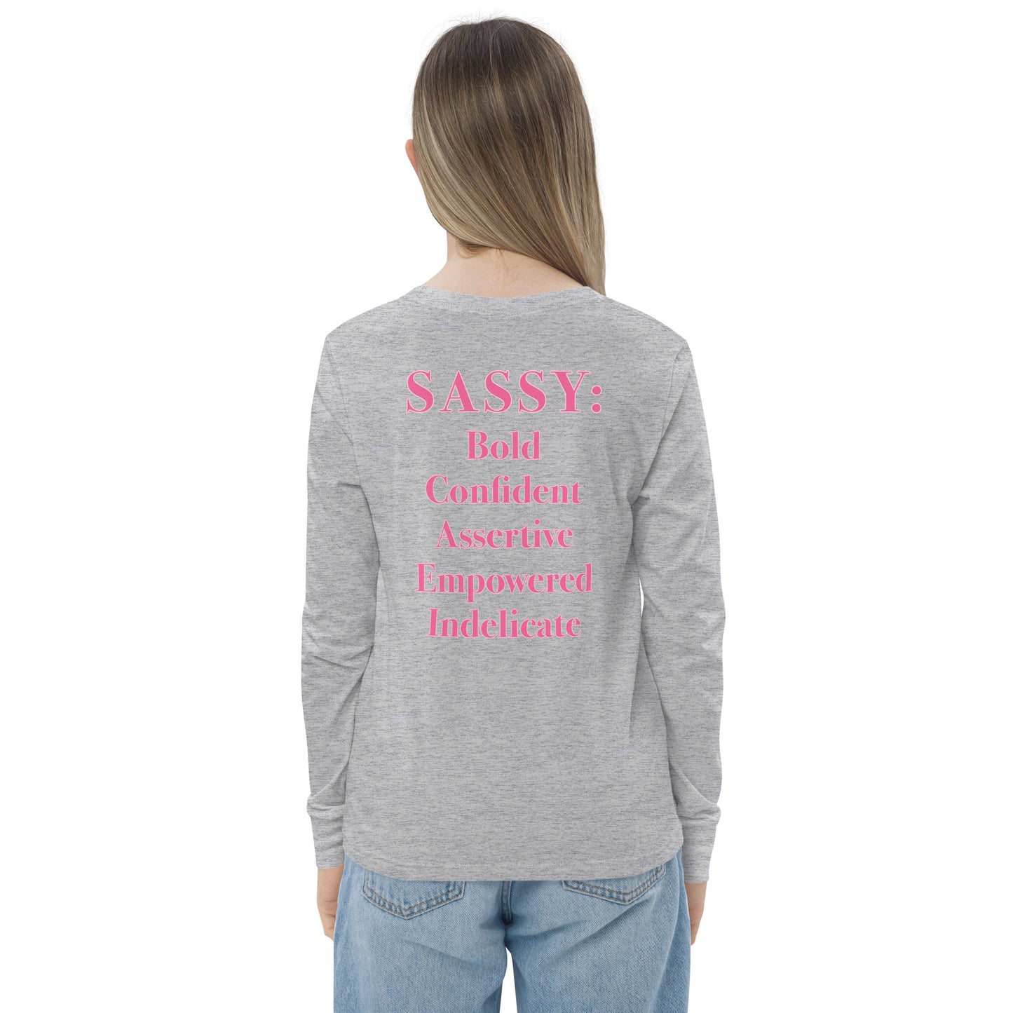 Youth Sassy Definition Long Sleeve Tee