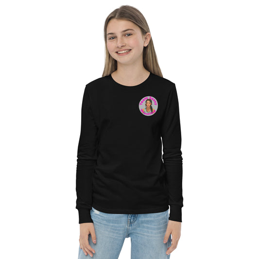 Girl's "Team Sassy" Long Sleeve Tee