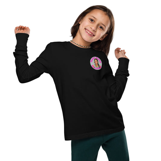 Girl's "Team Sassy" Long Sleeve Tee