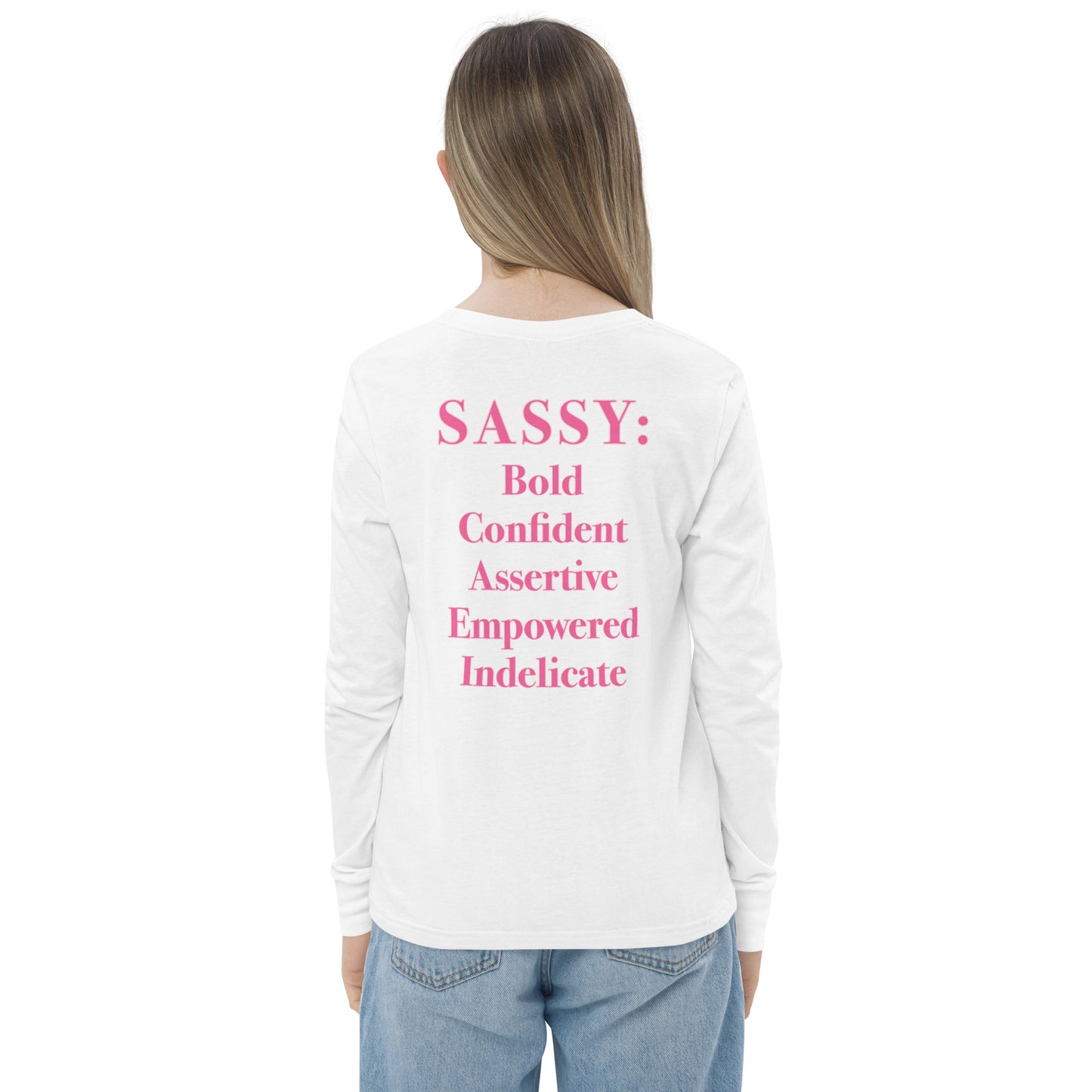 Youth Sassy Definition Long Sleeve Tee