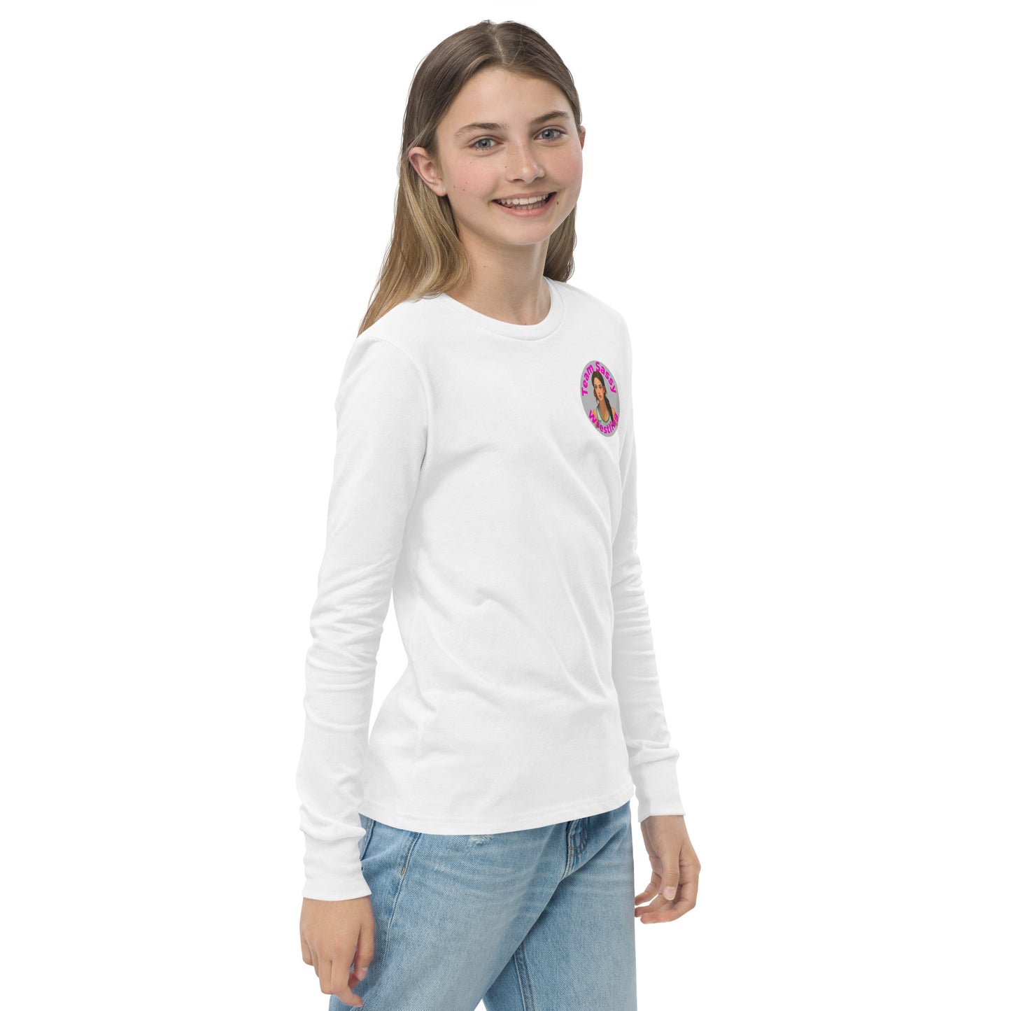 Girl's "Team Sassy" Long Sleeve Tee