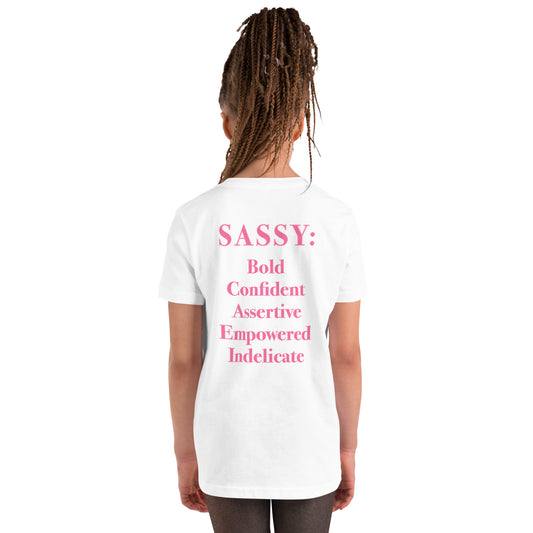 Youth Sassy Definition Short Sleeve T-Shirt